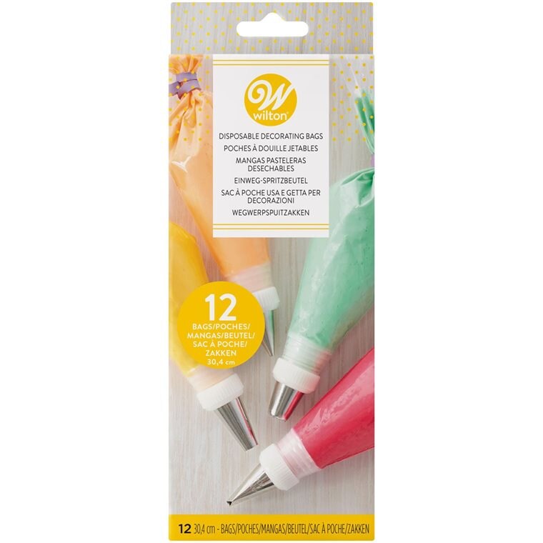Product Image for Wilton Pursotinpussi Kertakäyttöpussit 12-pakkaus