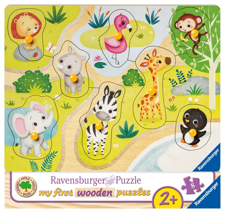 Product Image for Ravensburger Palapeli, Eläintarhan villieläimet 8 palaa