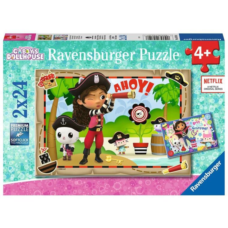 Product Image for Ravensburger Palapeli - Gabby's Dollhouse 2x24 palaa