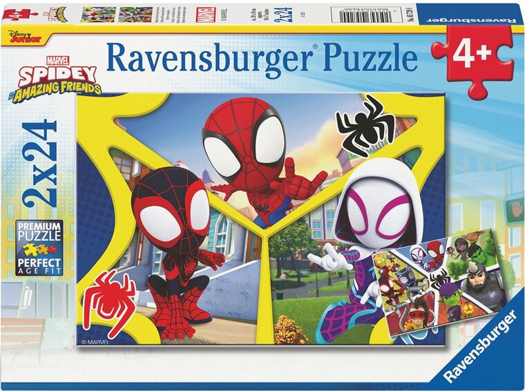 Product Image for Ravensburger Palapeli - Spidey 2x24 palaa