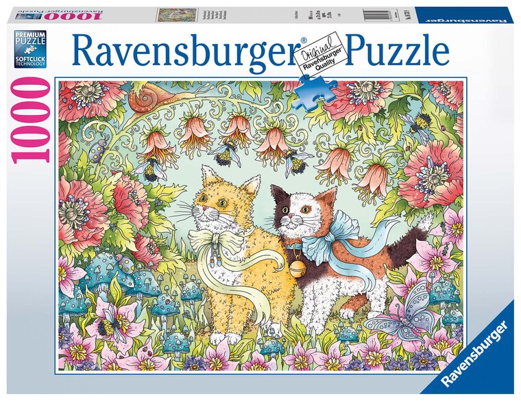 Product Image for Ravensburger Palapeli, Cute Cats 1000 palaa