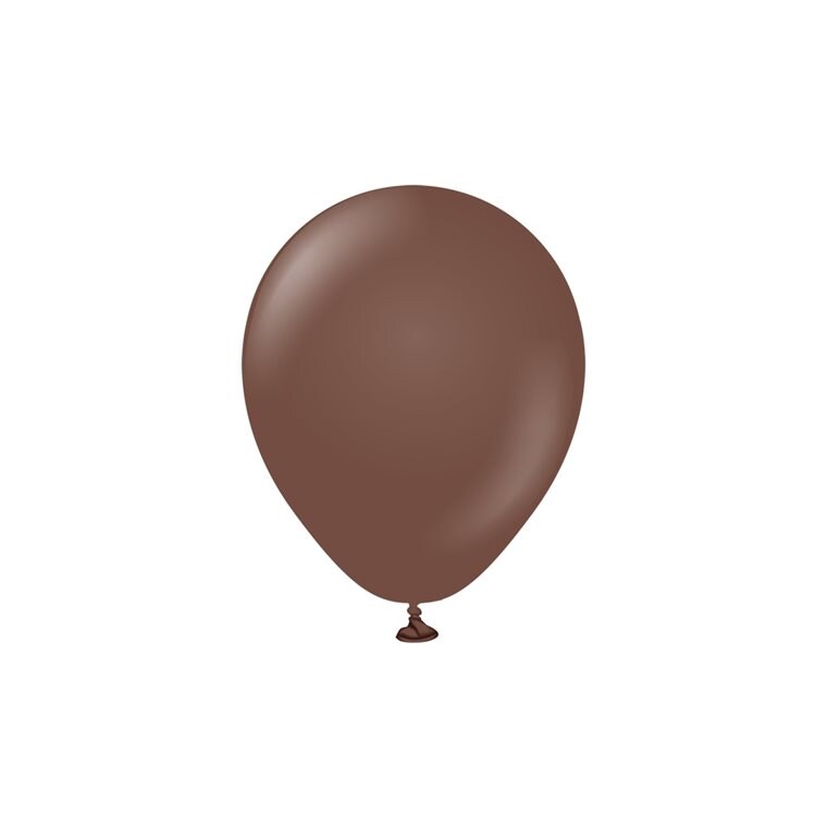 Product Image for Premium Lateksipallot Chocolate Brown 13 cm 25 kpl