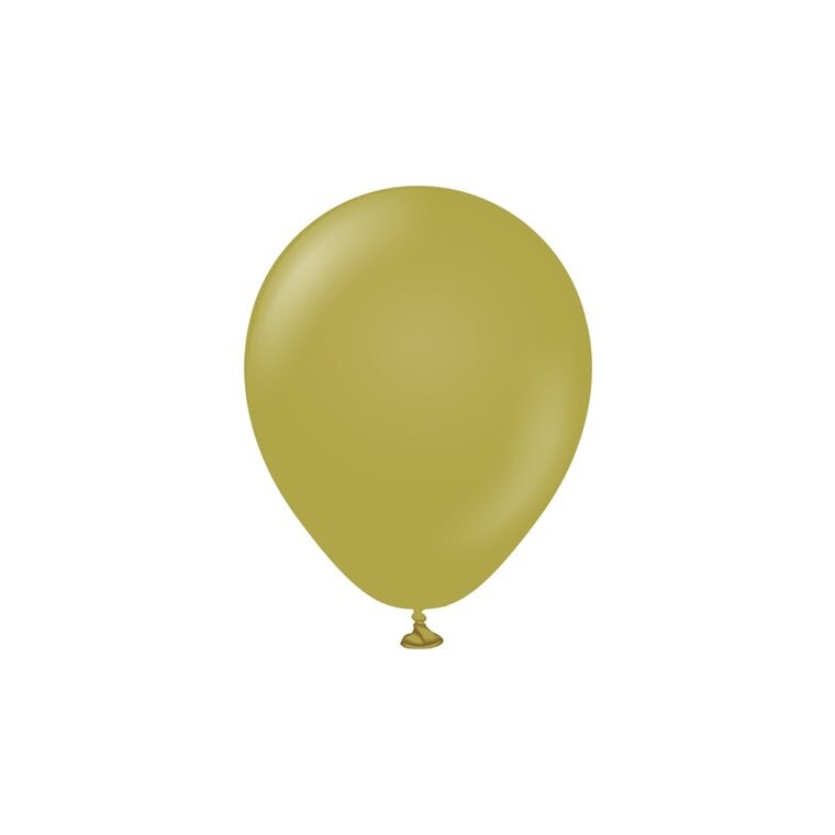 Product Image for Premium Lateksipallot Oliivinvihreä 13 cm 25 kpl