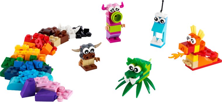 Product Image for LEGO Classic - Luovat hirviöt 4+