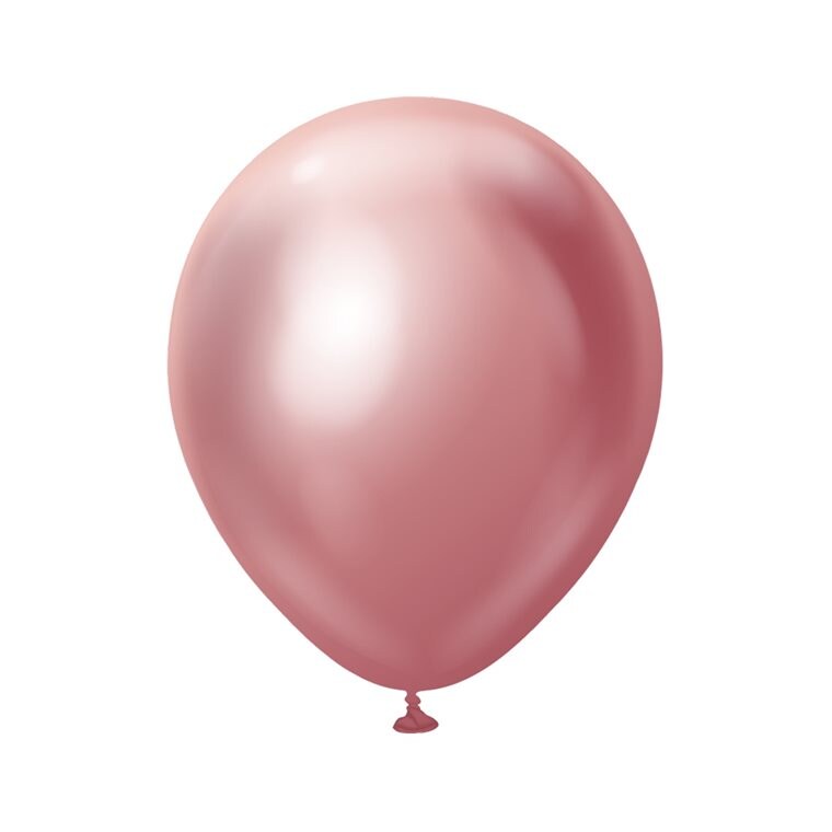 Product Image for Premium Lateksipallot Vaaleanpunainen Chrome 45 cm 5 kpl