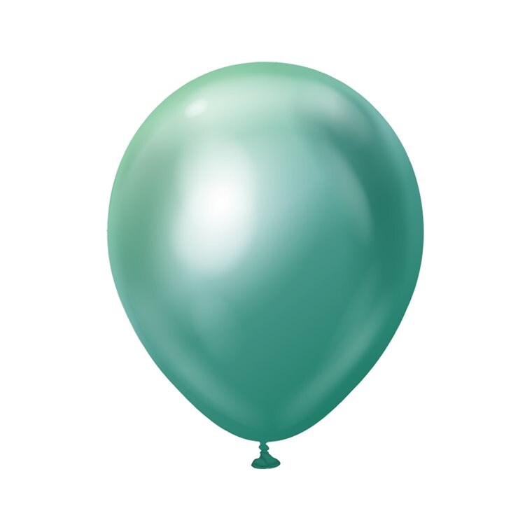 Product Image for Premium Lateksipallot Vihreä Chrome 45 cm 5 kpl