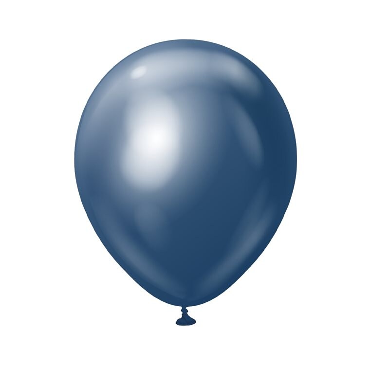 Product Image for Premium Lateksipallot Laivastonsininen Chrome 45 cm 5 kpl