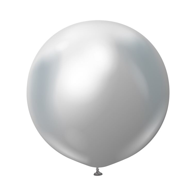Product Image for Premium Lateksipallot Hopea Chrome 60 cm 2 kpl
