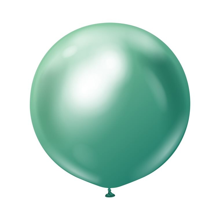 Product Image for Premium Lateksipallot Vihreä Chrome 60 cm 2 kpl