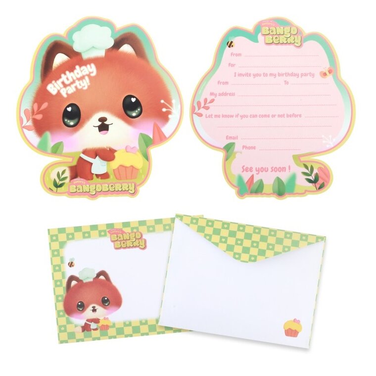 Product Image for Bangoberry - Kutsukortit kirjekuorilla 8 kpl