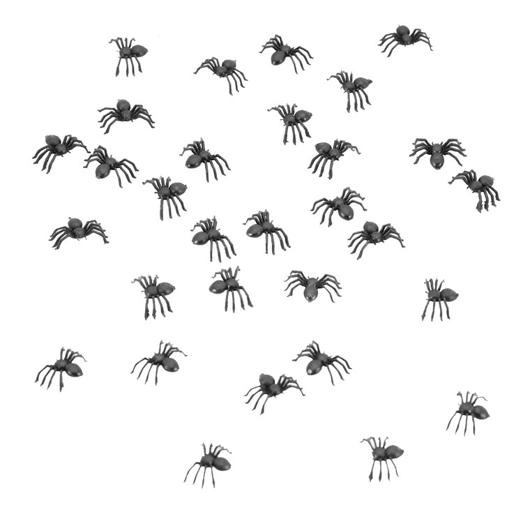 Product Image for Mustat Hämähäkit 2 cm, 80 kappaletta