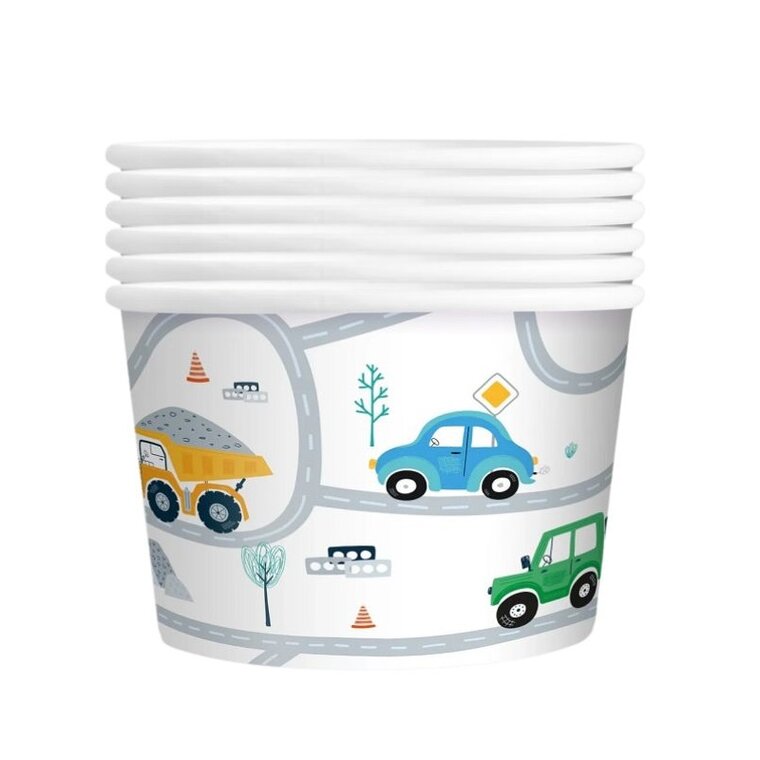 Product Image for Ajoneuvo Jäätelökupit 6 kpl
