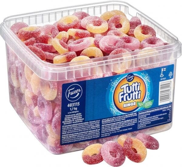 Product Image for Tutti Frutti Renkaat Suurpakkaus 1,7 kg