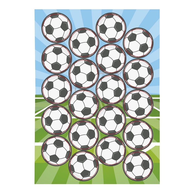 Product Image for Jalkapallo Muffinssikuvat Vohveli 20 kpl