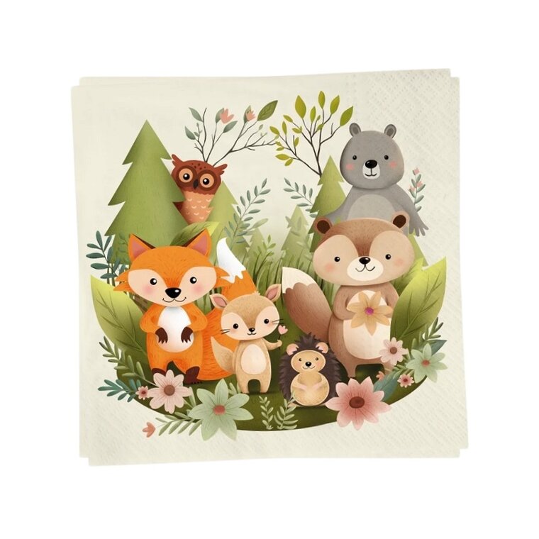 Product Image for Metsäneläimet - Servetit 10 kpl