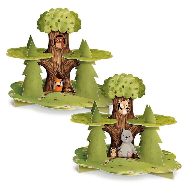Product Image for Metsäneläimet - Muffinssiteline 40 x 32 cm