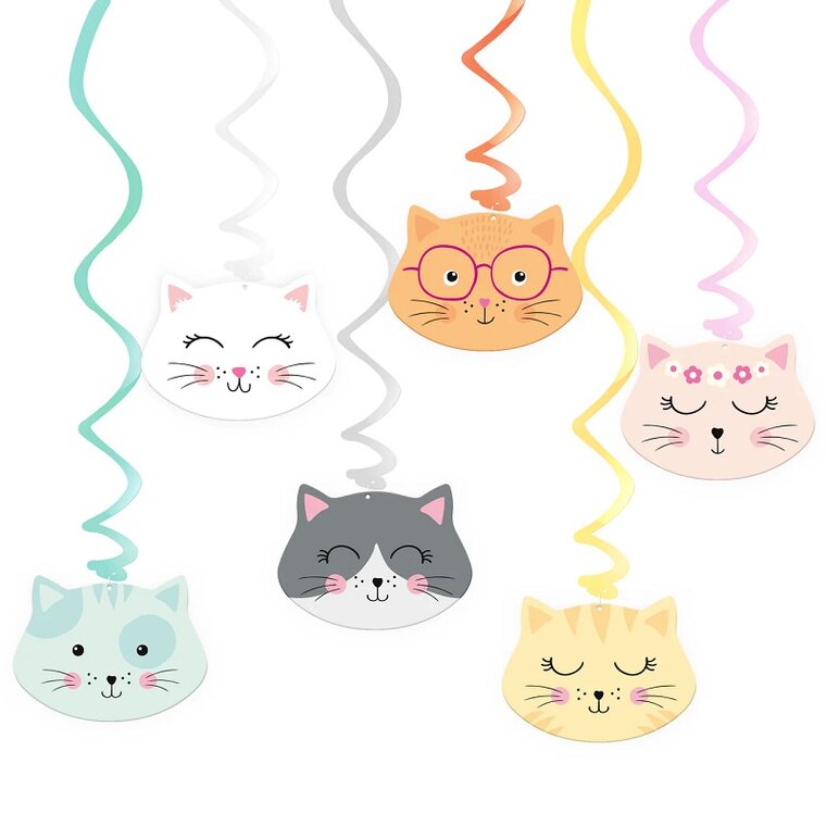 Product Image for Kissa Riippuvat koristeet 6 kpl