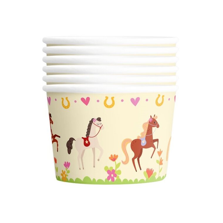 Product Image for Hevoset Jäätelökuppi 6 kpl
