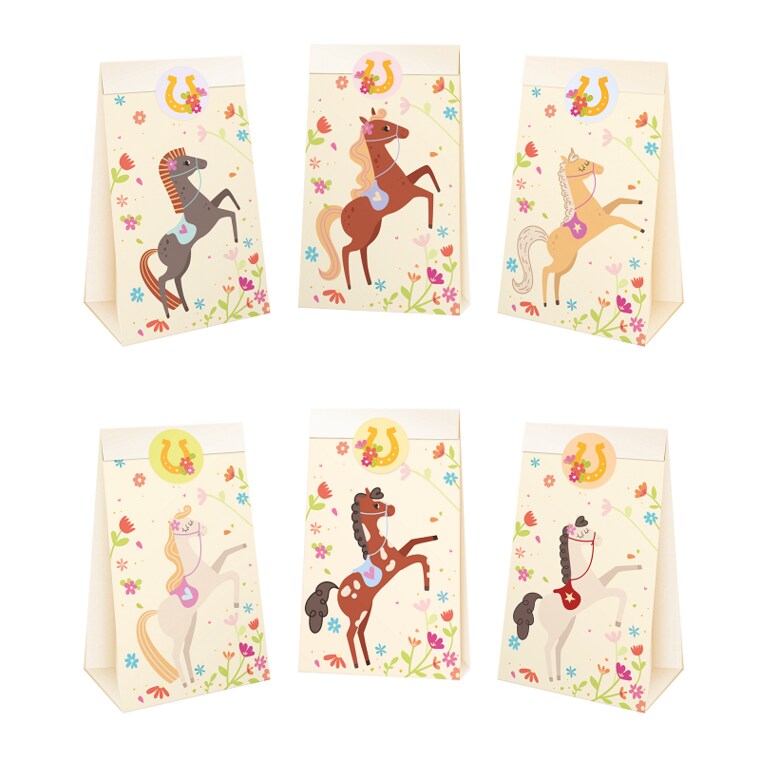 Product Image for Hevoset Juhlapussit 6 kpl