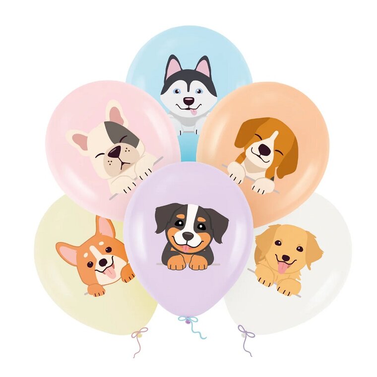 Product Image for Ilmapallot koirilla 6 kpl