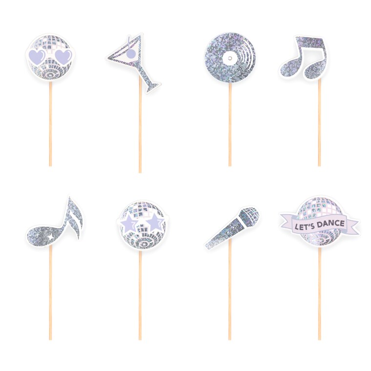 Product Image for Disco - Cake Toppers 8 kpl