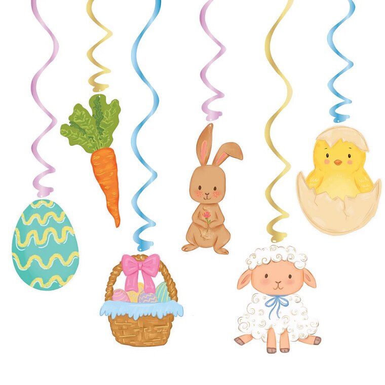 Product Image for Roikkuvat pääsiäiskoristeet 6 kpl