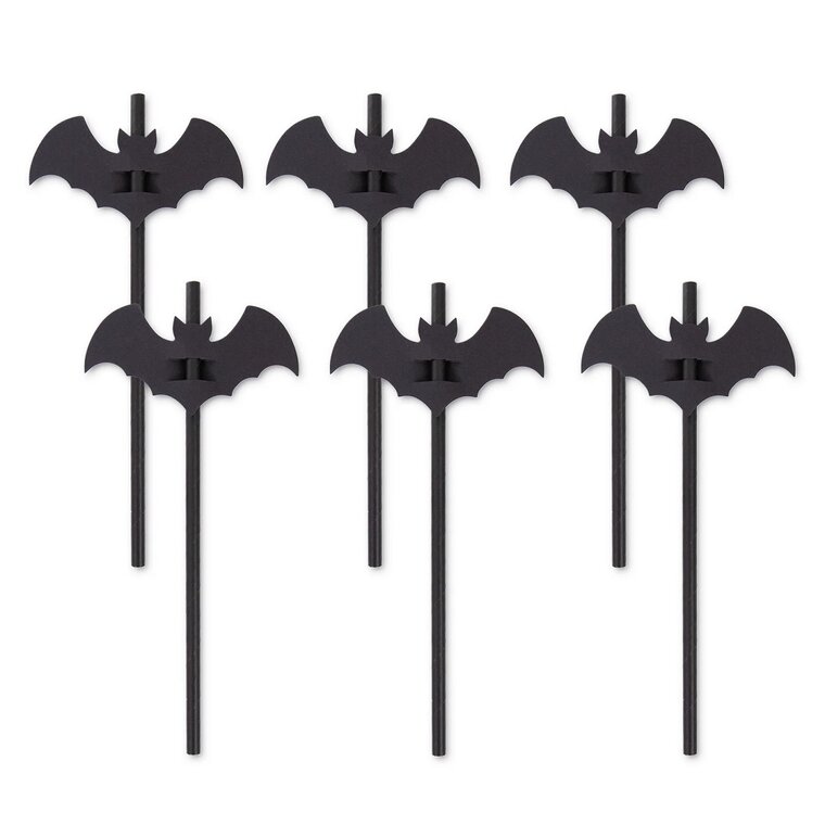 Product Image for Paperipillit Mustat Lepakot 12-kpl