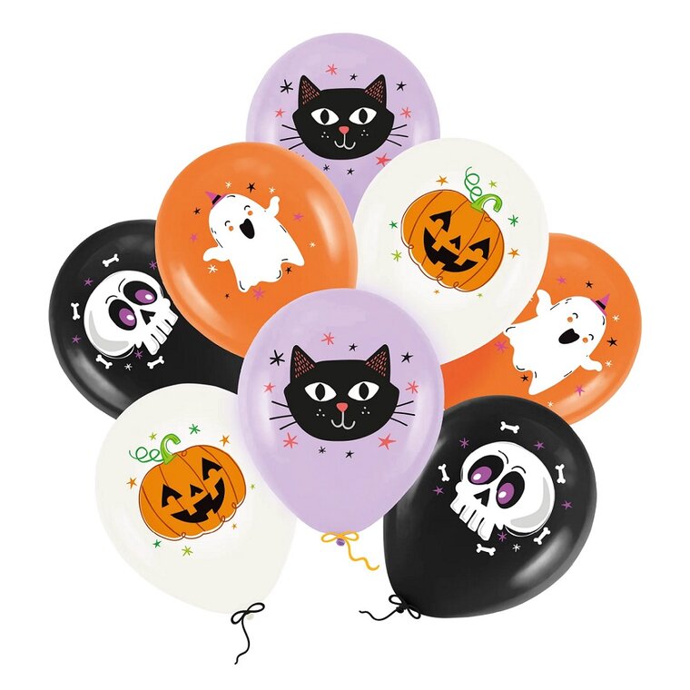 Product Image for Halloween-ilmapallot 8 kpl