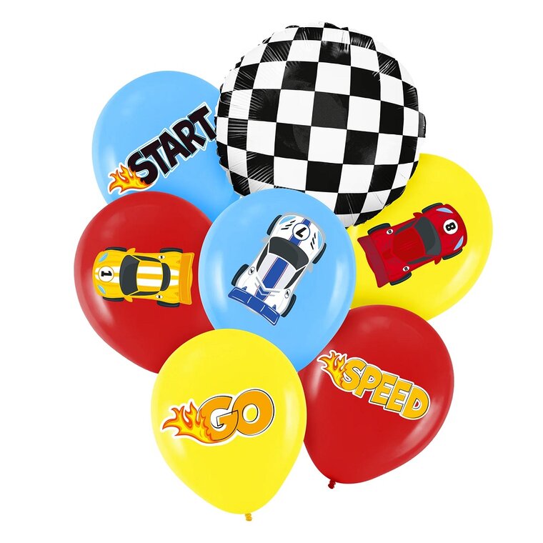 Product Image for Racing Car Ilmapallomix 7 kpl