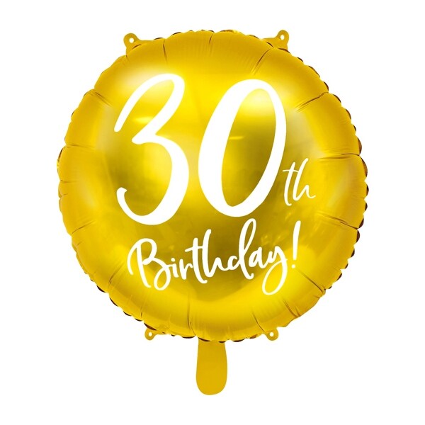 Product Image for Kulta 30 vuotta - Foliopallo 45 cm