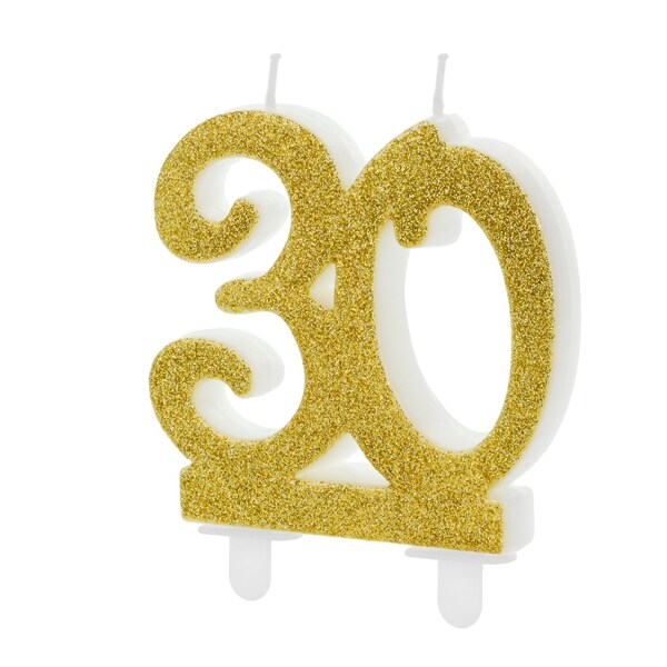 Product Image for Kulta 30 vuotta, Kakkukoriste 7,5 cm