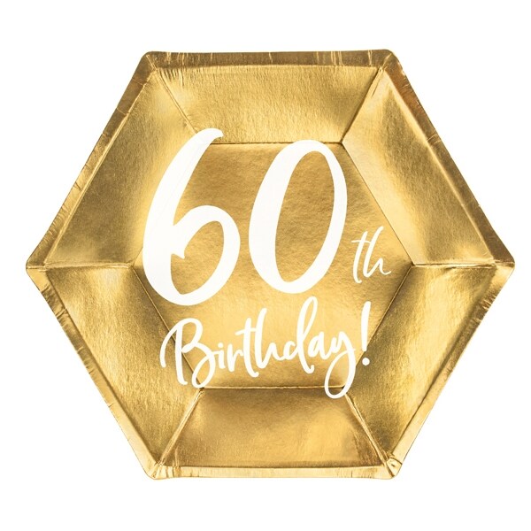 Product Image for Kulta 60 vuotta - Lautaset 6 kpl