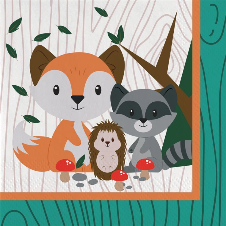 Product Image for Woodland Animals - Servetit 20 kpl