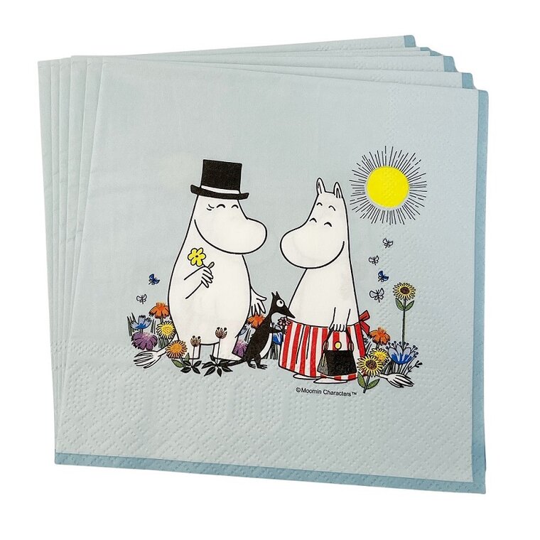 Product Image for Muumit - Servetit sininen 16 kpl