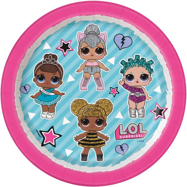 Product Image for LOL Surprise - Lautaset 18 cm 8 kpl