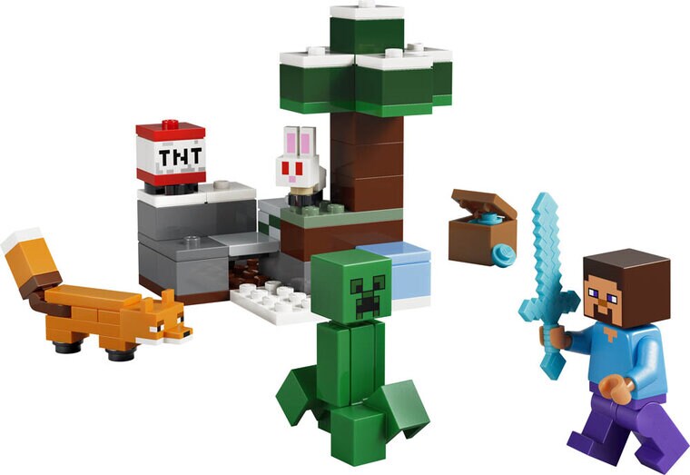 Product Image for LEGO Minecraft - Steves taiga-seikkailu 6+