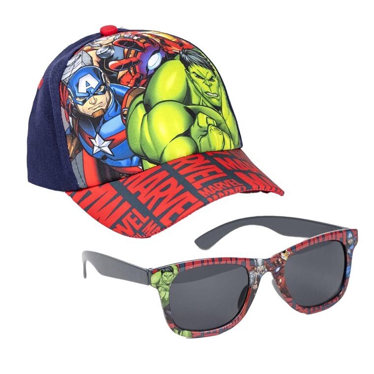 Product Image for Marvel Avengers - Lippis ja aurinkolasit lapsille