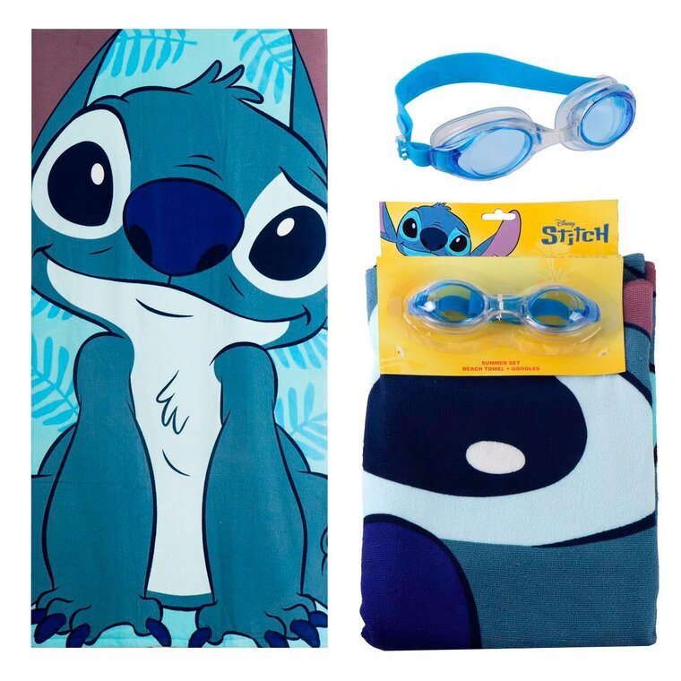 Product Image for Stitch - Uimapyyhe- ja uimalasisetti