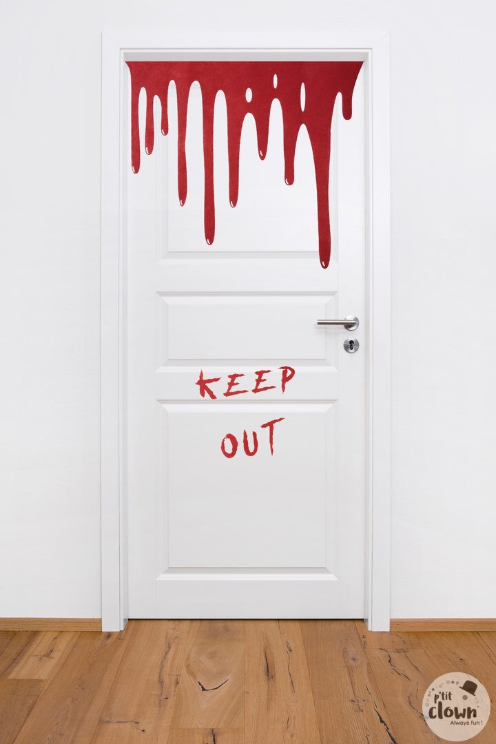 Product Image for Ovikoriste veripisaroilla Keep Out