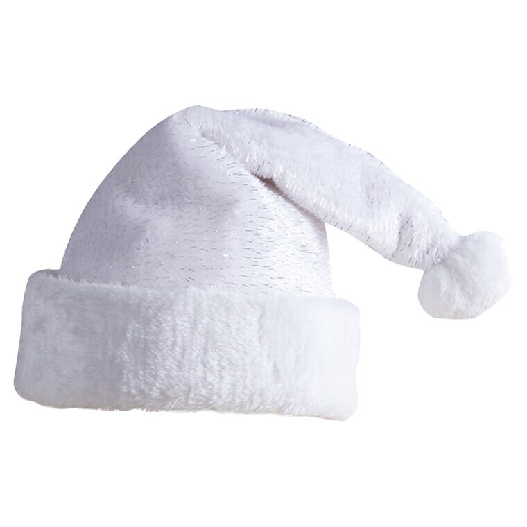 Product Image for Valkoinen tonttulakki glitterillä, Lasten koko