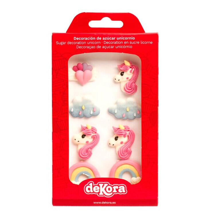 Product Image for Yksisarvinen Sokerikoristeet 8 kpl