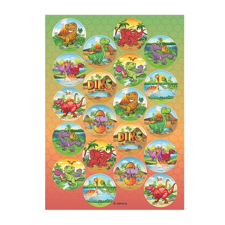 Product Image for Dinosaurus - Muffinsikuvat Sokerimassa 20-pakkaus