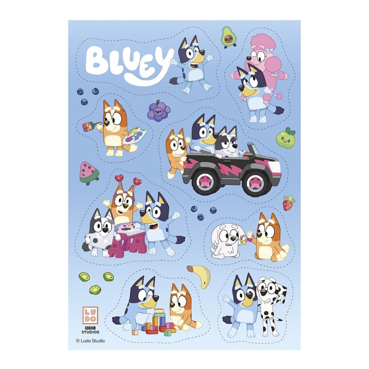 Product Image for Bluey Sokerikoristeet 8 kpl