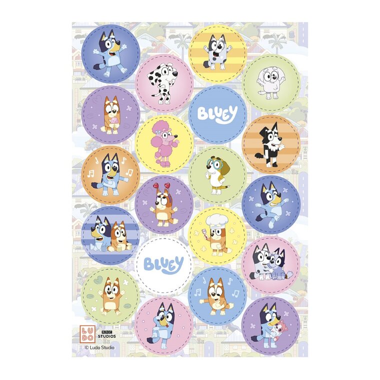 Product Image for Bluey Muffinssikuvat Sokerimassa 20 kpl