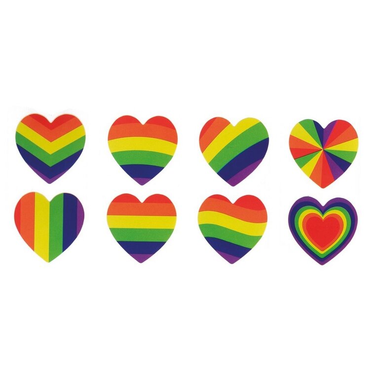 Product Image for Pride Sydämenmuotoiset Tarrat 240 kpl