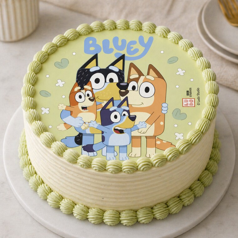 Product Image for Kakkukuva Bluey - Sokerimassa 20 cm