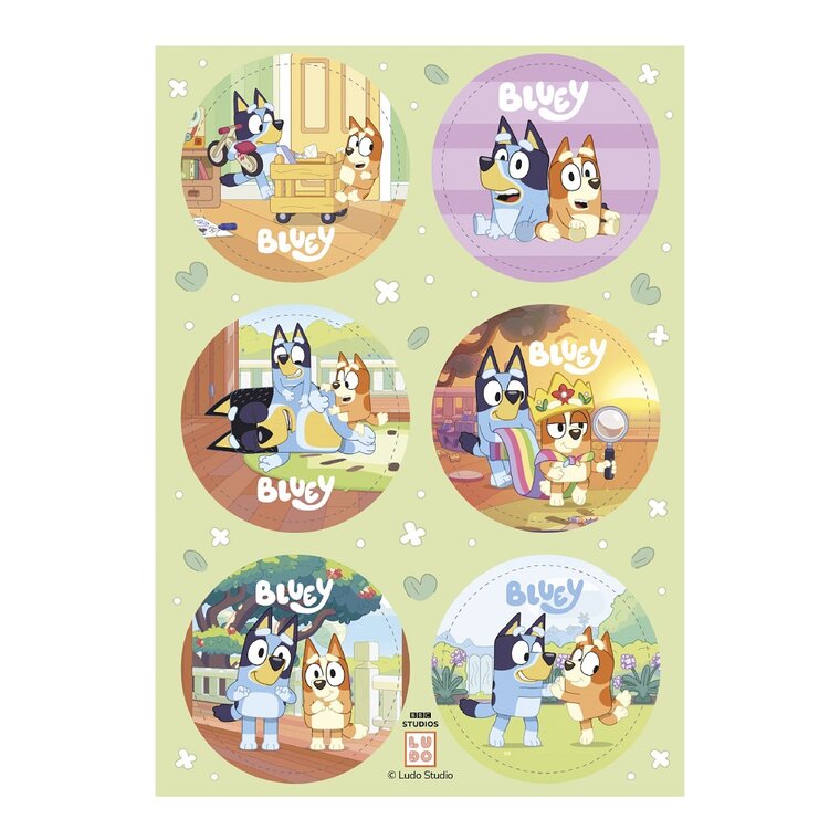 Product Image for Bluey Muffinssikuvat Sokerimassa 6 kpl