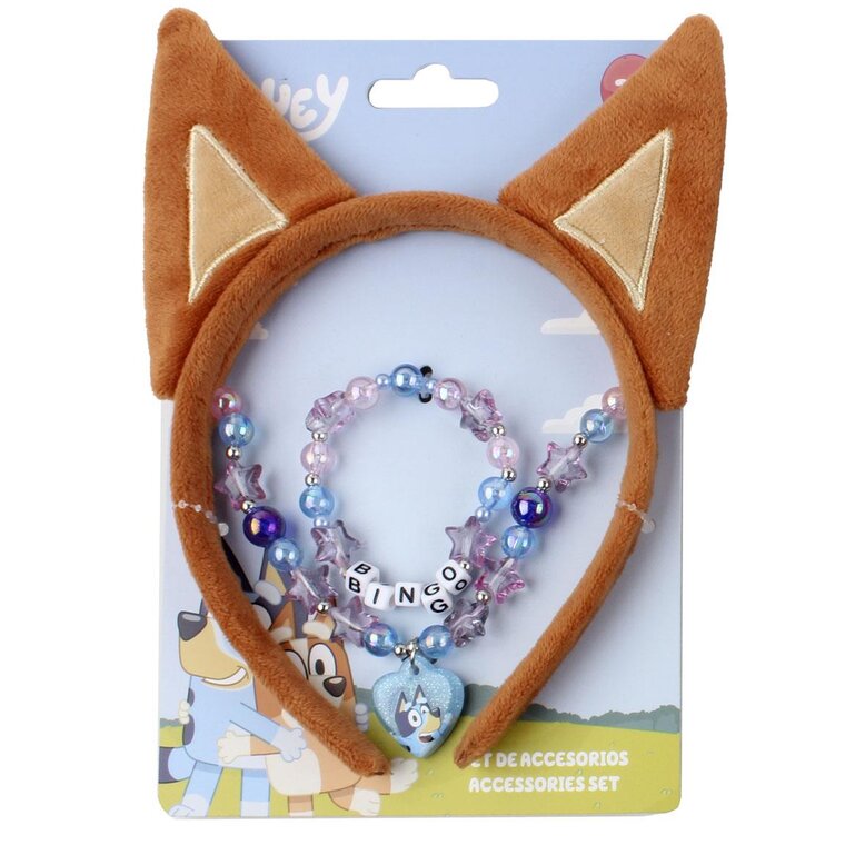 Product Image for Bluey Bingo - Tiara, Rannekoru & Kaulakoru 3 kpl