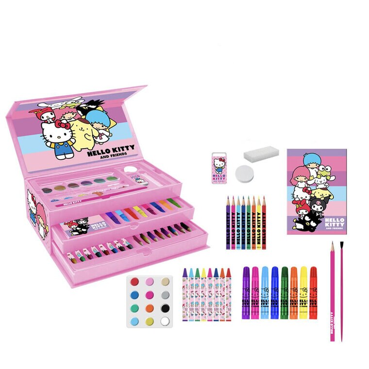 Product Image for Hello Kitty - Piirustus- ja maalaussetti