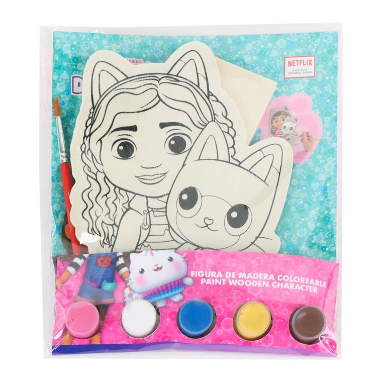 Product Image for Gabby's Dollhouse - Puuhahmo maalattavaksi